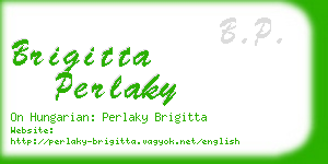 brigitta perlaky business card